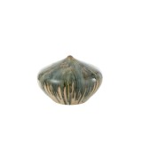 VASE LOW PAINT NATUR GREEN